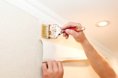 Pose de papier peint à Sainte-Croix-en-Bresse — revêtements muraux et toiles de verre